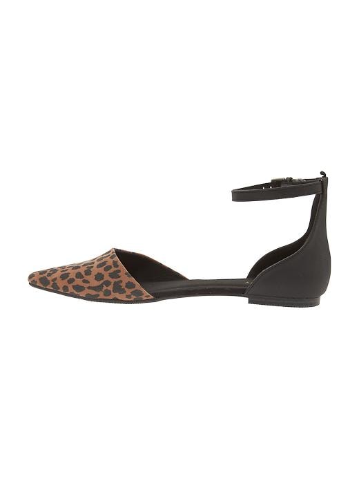 Image number 2 showing, Pointy Ankle-Strap D'Orsay Flats for Women