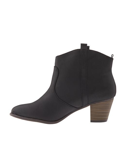 Image number 2 showing, Faux-Leather Ankle Boots