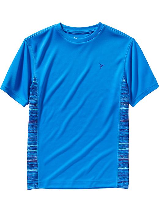 View large product image 1 of 1. Boys Mesh-Panel Tees