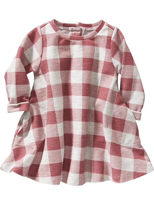 View large product image 1 of 1. Gingham Sweatshirt  Dresses for Baby