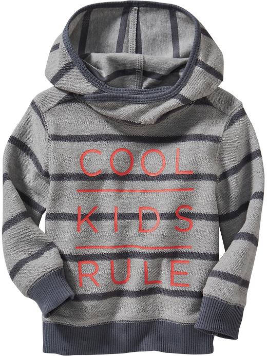 View large product image 1 of 1. Hooded Striped Pullovers for Baby
