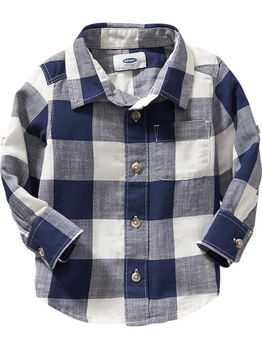 View large product image 1 of 1. Buffalo-Plaid Shirts for Baby