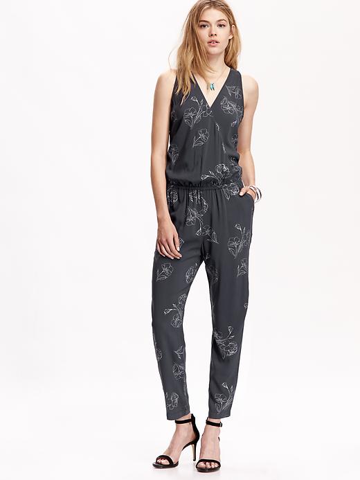 View large product image 1 of 1. Sleeveless Jumpsuit