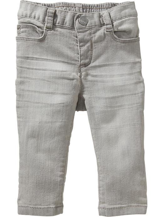 View large product image 1 of 2. Gray Skinny Jeans for Baby