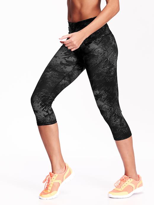 View large product image 1 of 1. High-Rise Compression Crops for Women