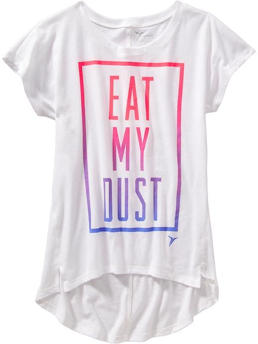 View large product image 1 of 1. Girls Go-Dry Cool  Graphic Tee
