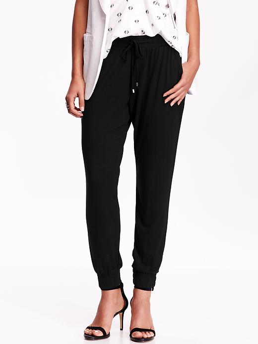 View large product image 1 of 2. Women's Cuffed Soft Pants