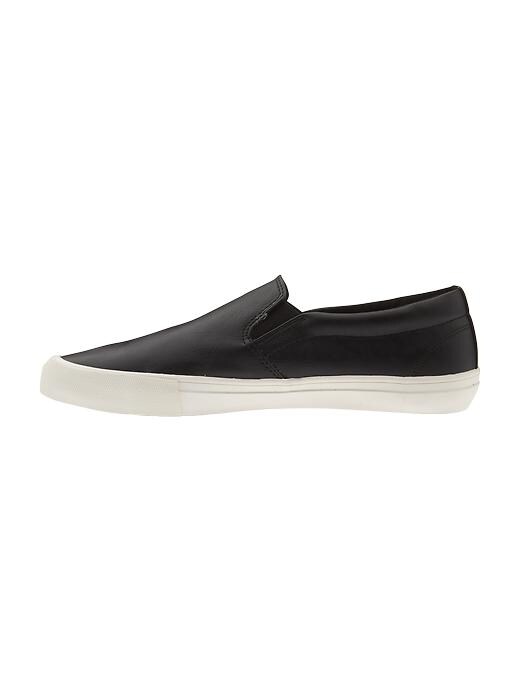 Image number 2 showing, Women's Faux-Leather Slip-Ons