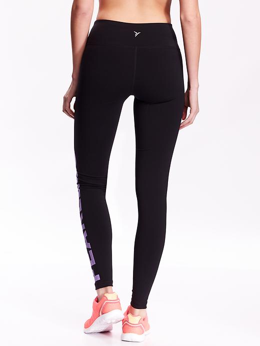 View large product image 2 of 2. Leg-Graphic Compression Leggings