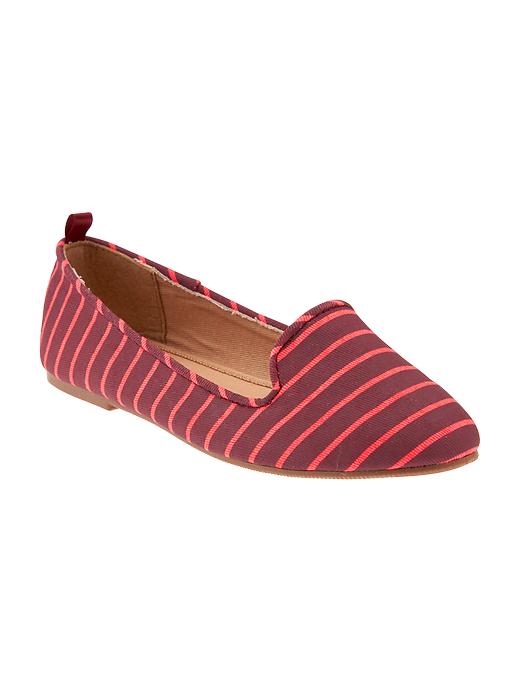View large product image 1 of 5. Girls Twill Flats