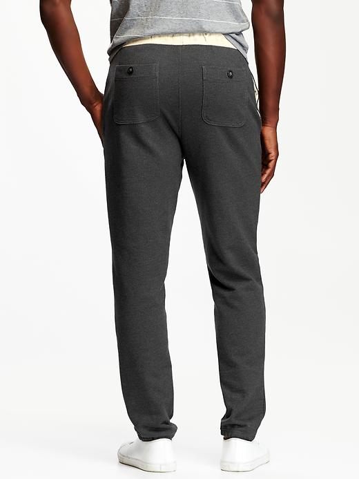 View large product image 2 of 2. Men's Twill-Fleece Pants