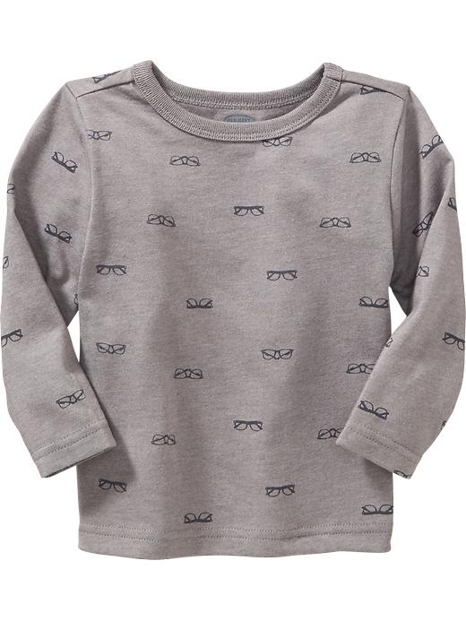View large product image 1 of 1. Patterned Long-Sleeve Tee