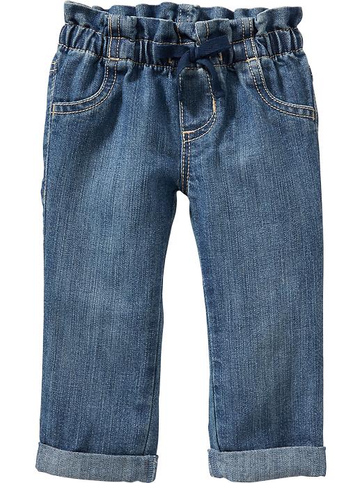 View large product image 1 of 1. Lightweight Pull-On Jeans for Toddler Girls