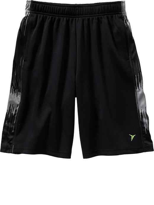 View large product image 1 of 1. Boys Textured Training Shorts