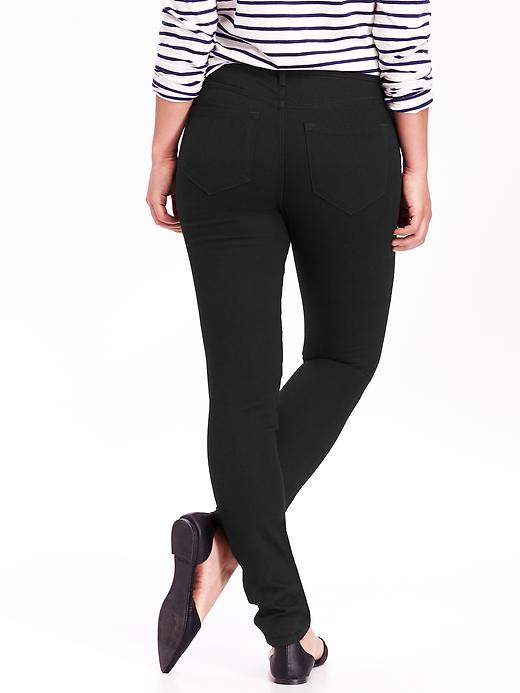 View large product image 2 of 3. Mid-Rise Curvy Skinny Jeans for Women