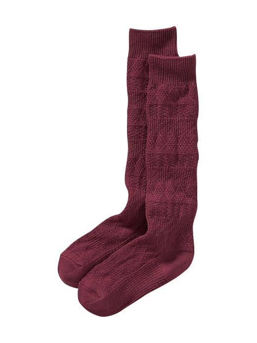 View large product image 1 of 1. Textured Boot Socks