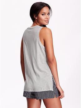 View large product image 2 of 2. Lounge Graphic-Sleeveless Tee