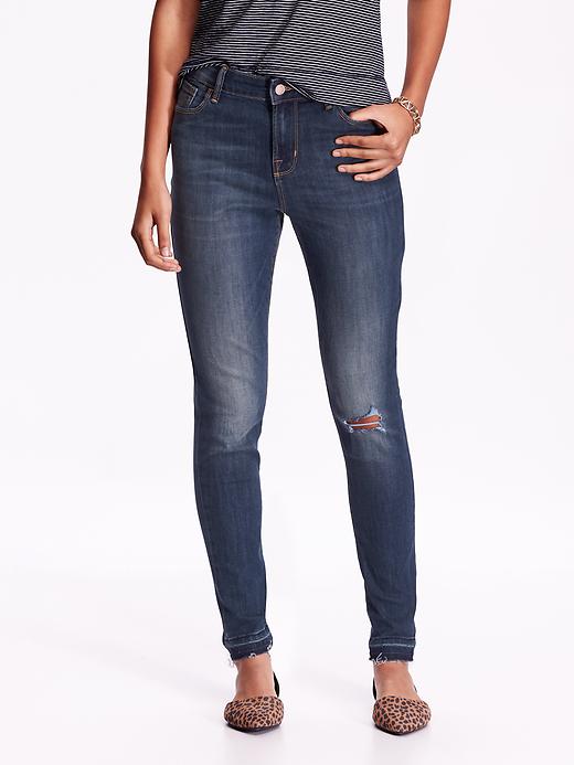 Image number 1 showing, High-Rise Rockstar Distressed Jeans