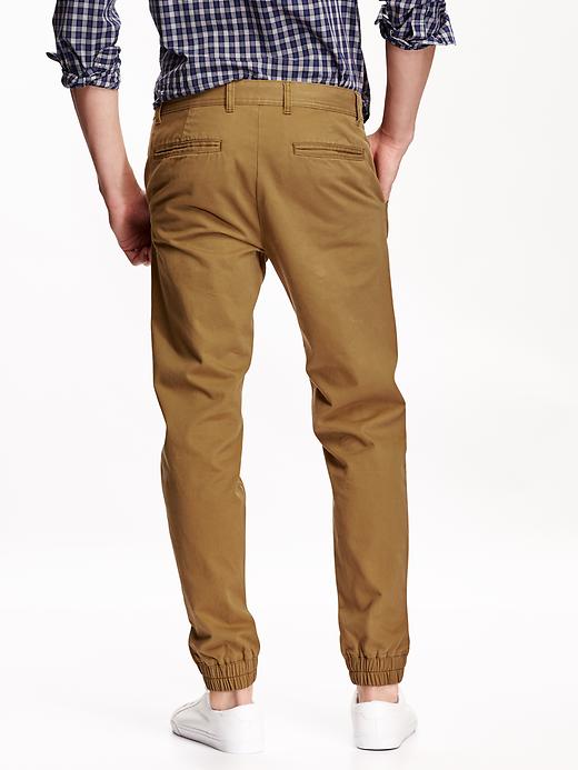 View large product image 2 of 2. Built-In Flex Twill Joggers for Men