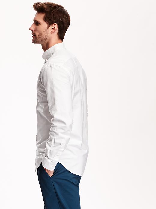 View large product image 2 of 3. Slim-Fit Oxford Shirt For Men