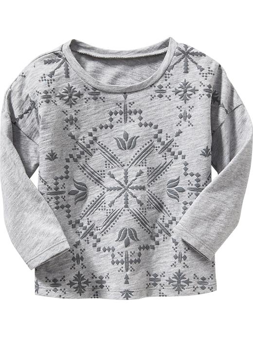 View large product image 1 of 1. Textured-Pattern Tee for Baby