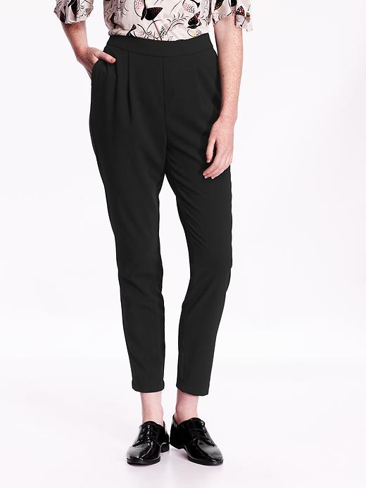 View large product image 1 of 2. High-Rise Soft Dress Pants