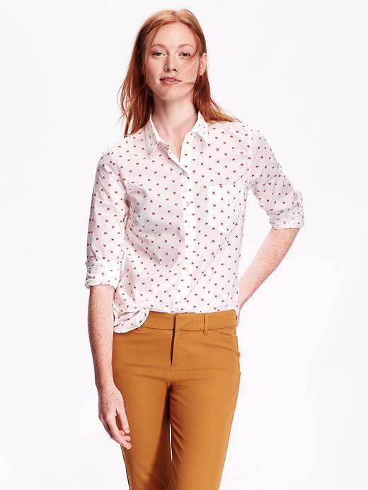 View large product image 1 of 2. Classic Fox-Print Shirt