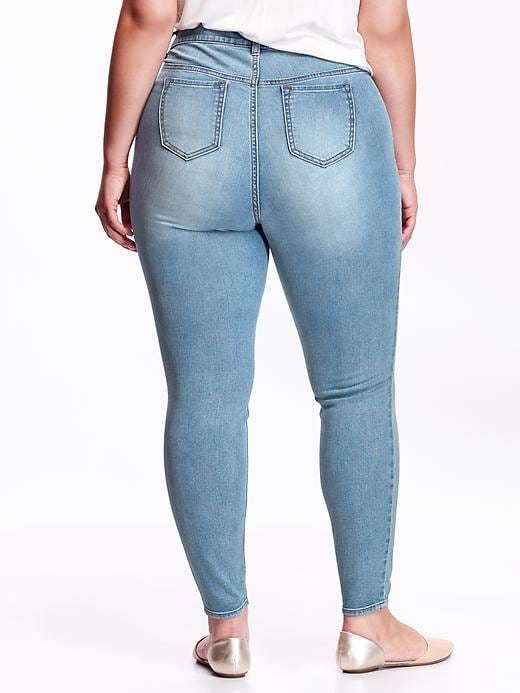 View large product image 2 of 2. Women's Plus The Rockstar High-Rise Skinny Jeans