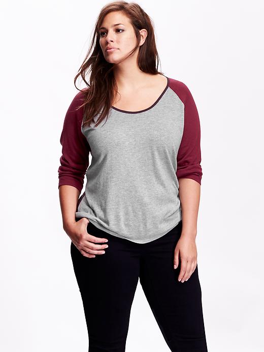View large product image 1 of 1. Women's Plus Colorblock Sweaters