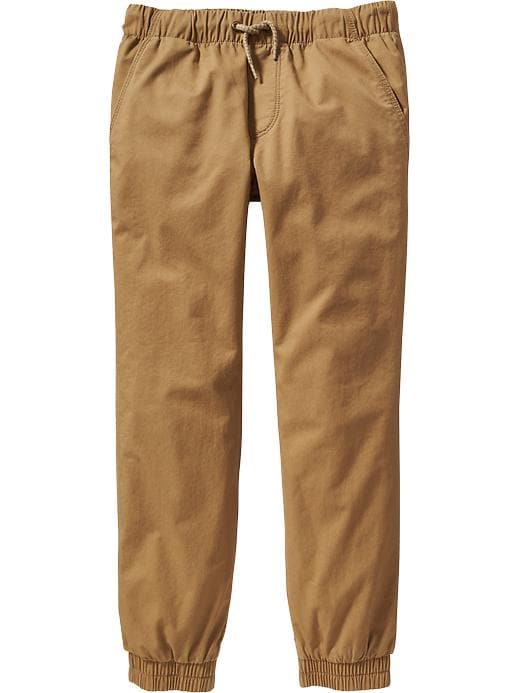 View large product image 2 of 3. Boys Twill Joggers