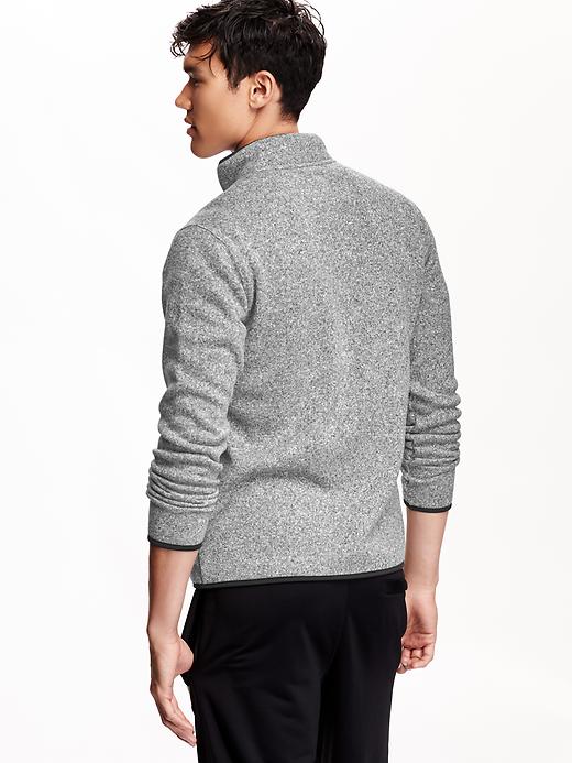 View large product image 2 of 2. Men's Sweater-Fleece Jacket