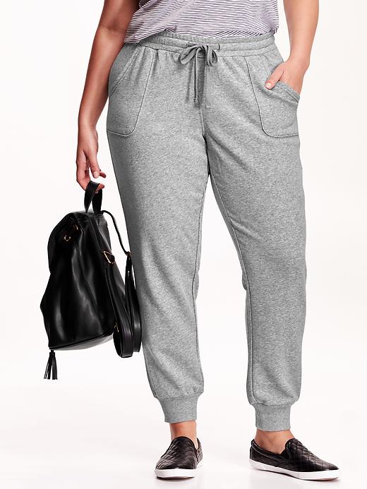 View large product image 1 of 2. Women's Plus Heathered Joggers