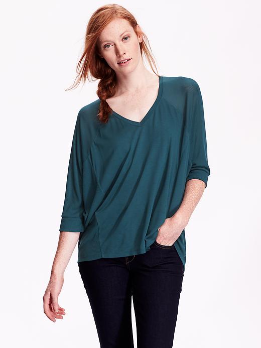 View large product image 1 of 1. Dolman-Sleeve Top