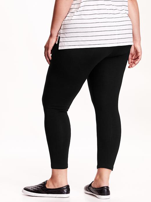 View large product image 2 of 2. Women's Plus Jersey Leggings