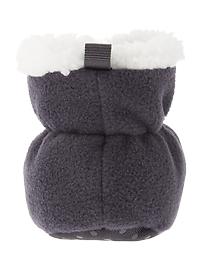 View large product image 3 of 5. Micro Performance Fleece Booties for Baby
