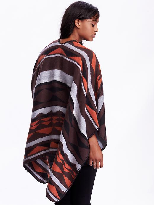 View large product image 2 of 2. Poncho Wrap