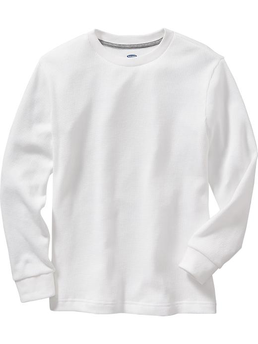View large product image 1 of 1. Boys Waffle-Knit Tee