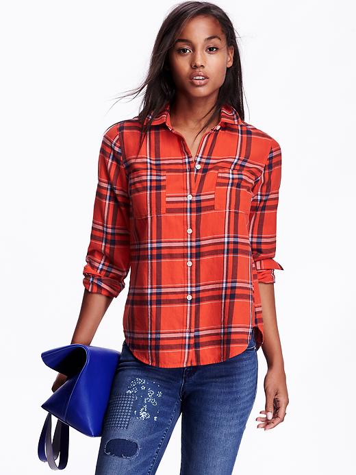 View large product image 1 of 2. Classic Plaid Flannel Shirt