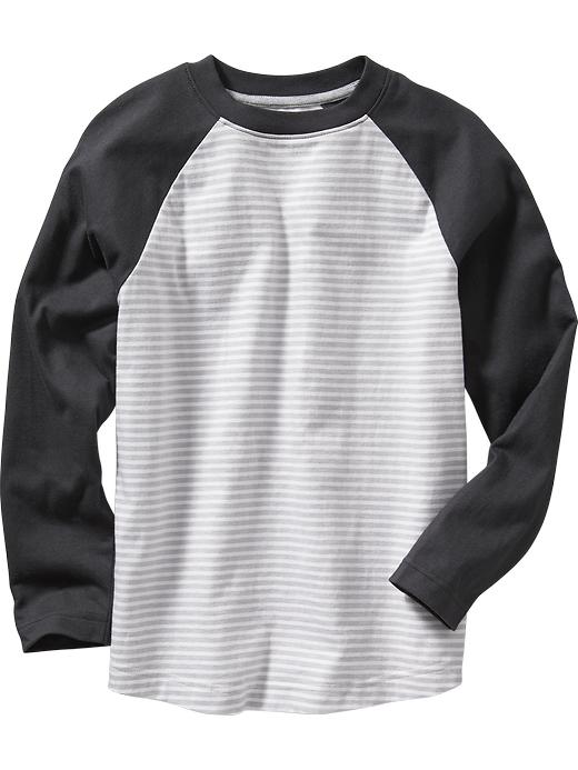 View large product image 1 of 1. Long-Sleeve Raglan Tee for Boys