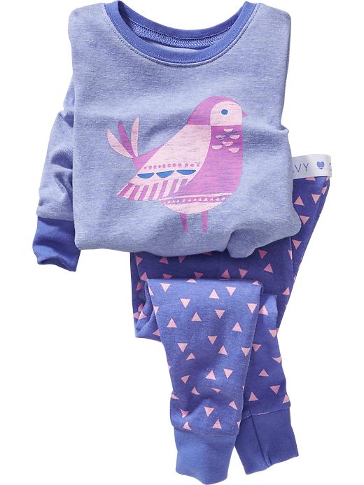 View large product image 1 of 1. Bird-Graphic Sleep Sets for Baby