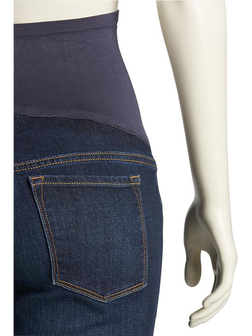View large product image 2 of 2. Maternity The Rockstar Full-Panel Jeans