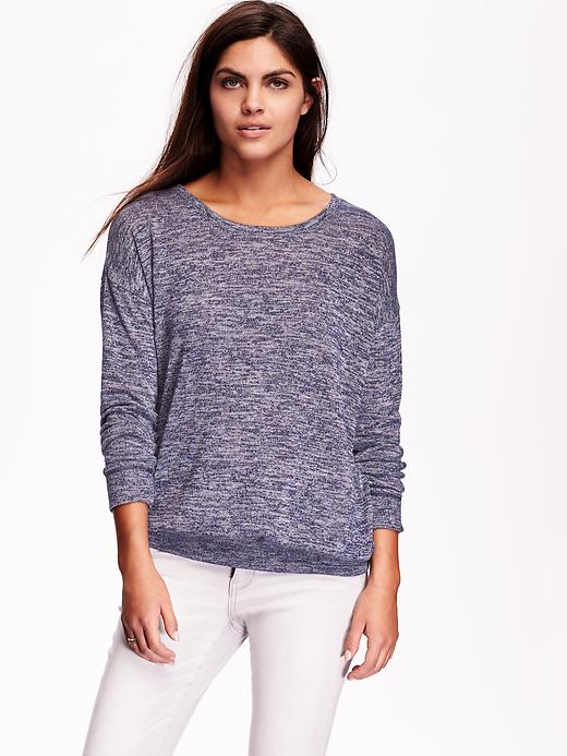 View large product image 1 of 1. Marled Cocoon Sweater