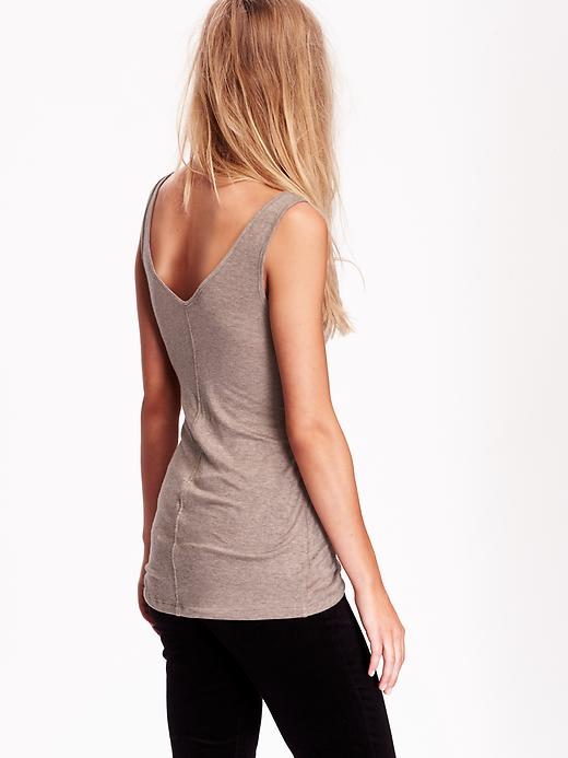 View large product image 2 of 2. Scoop-Neck Tunic Tank