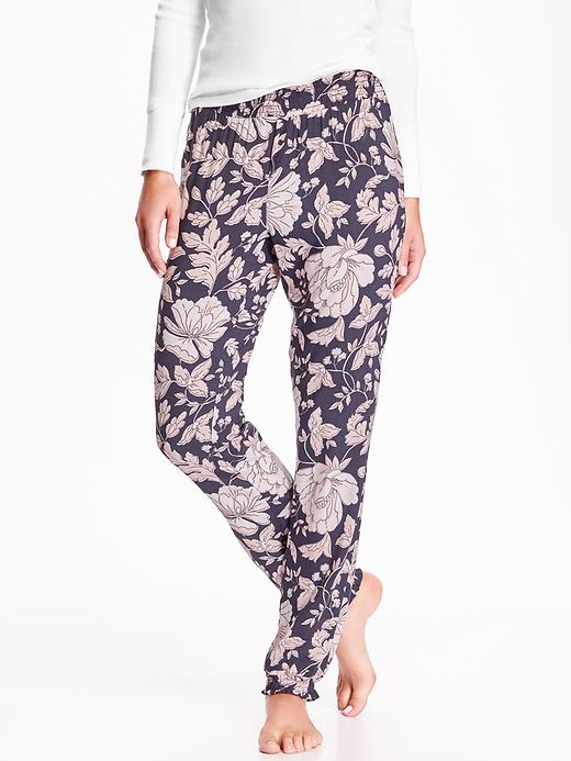 View large product image 1 of 2. Patterned Soft Rayon Pants