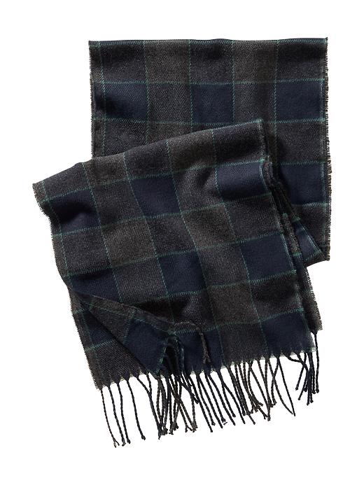 View large product image 1 of 1. Men's Plaid Scarf