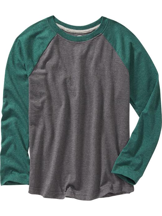 View large product image 1 of 1. Long-Sleeve Raglan Tee for Boys