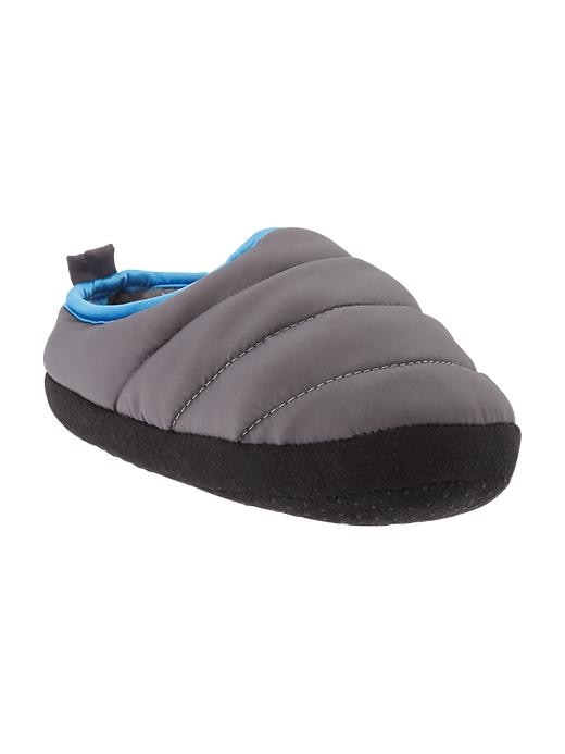 View large product image 1 of 1. Boys Quilted Slippers