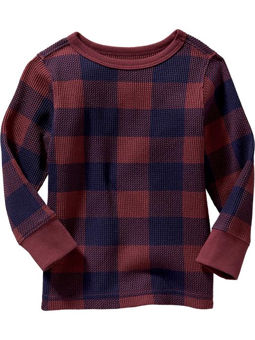 View large product image 1 of 1. Patterned Waffle-Knit Tee for Toddler