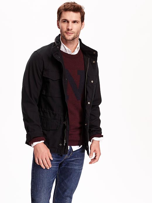 View large product image 1 of 2. Men's Canvas Military Jackets