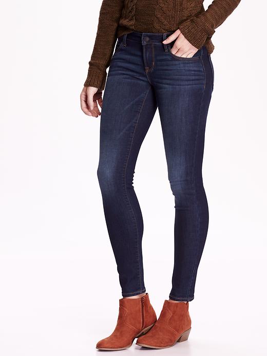 View large product image 1 of 2. Low-Rise Rockstar Skinny Jeans